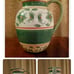 Pfaltzgraff Garden District Stoneware 8 1/2 Tall Beverage Pitcher Vintage.