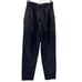 Vintage Evan Davies leather pants size 4 small black high rise tapered leg emo
