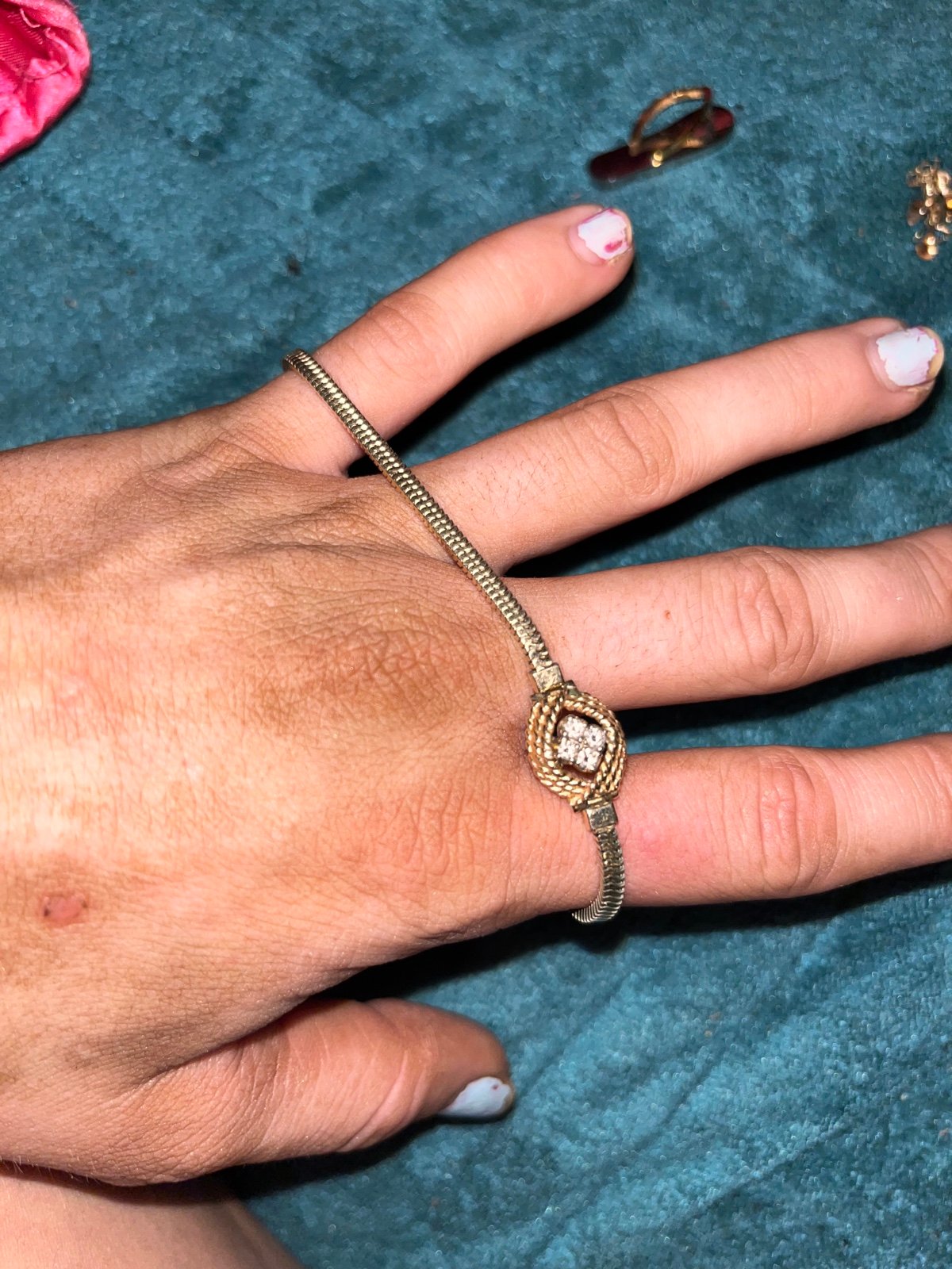 Authentic Diamond Gold Bracelet
