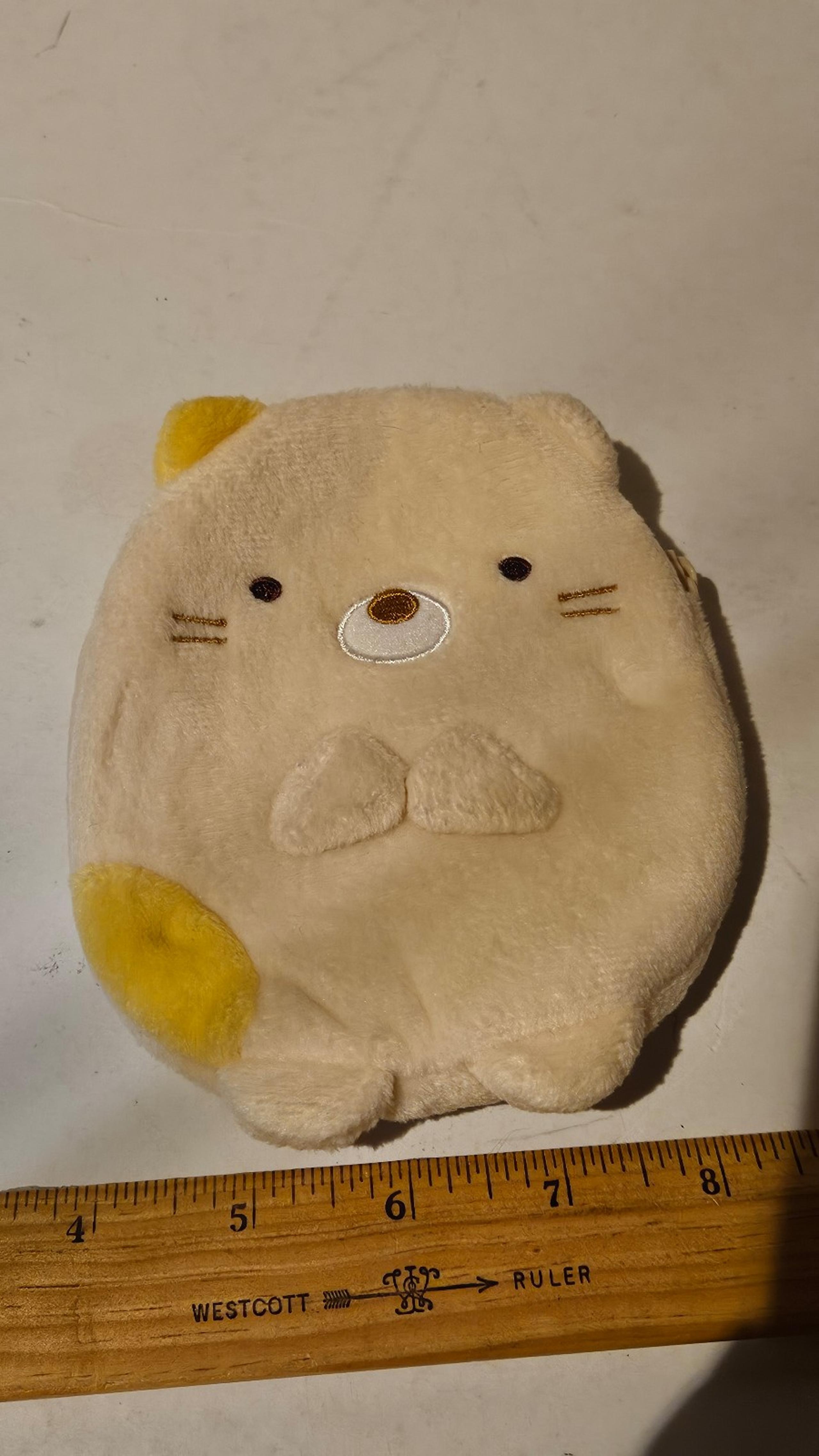 Neko cat plush zipper pouch Sumikko Gurashi San-x