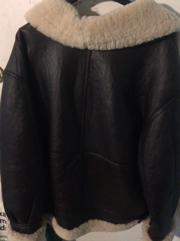 Air Force issue leather flight jacket