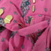 sz 0 New JUICY COUTURE Silk pink hilt boho paisley shorts tie belt summer