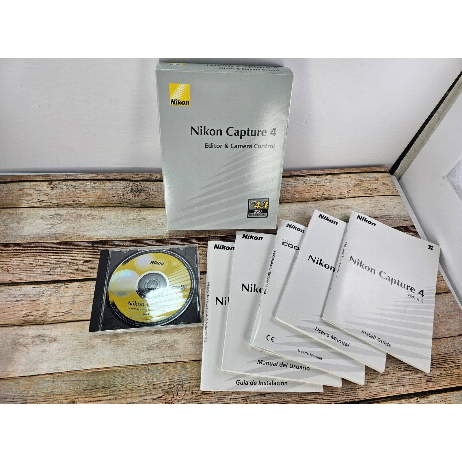 Nikon Capture 4 Software for Nikon Digital SLR Cameras Ver.4.3