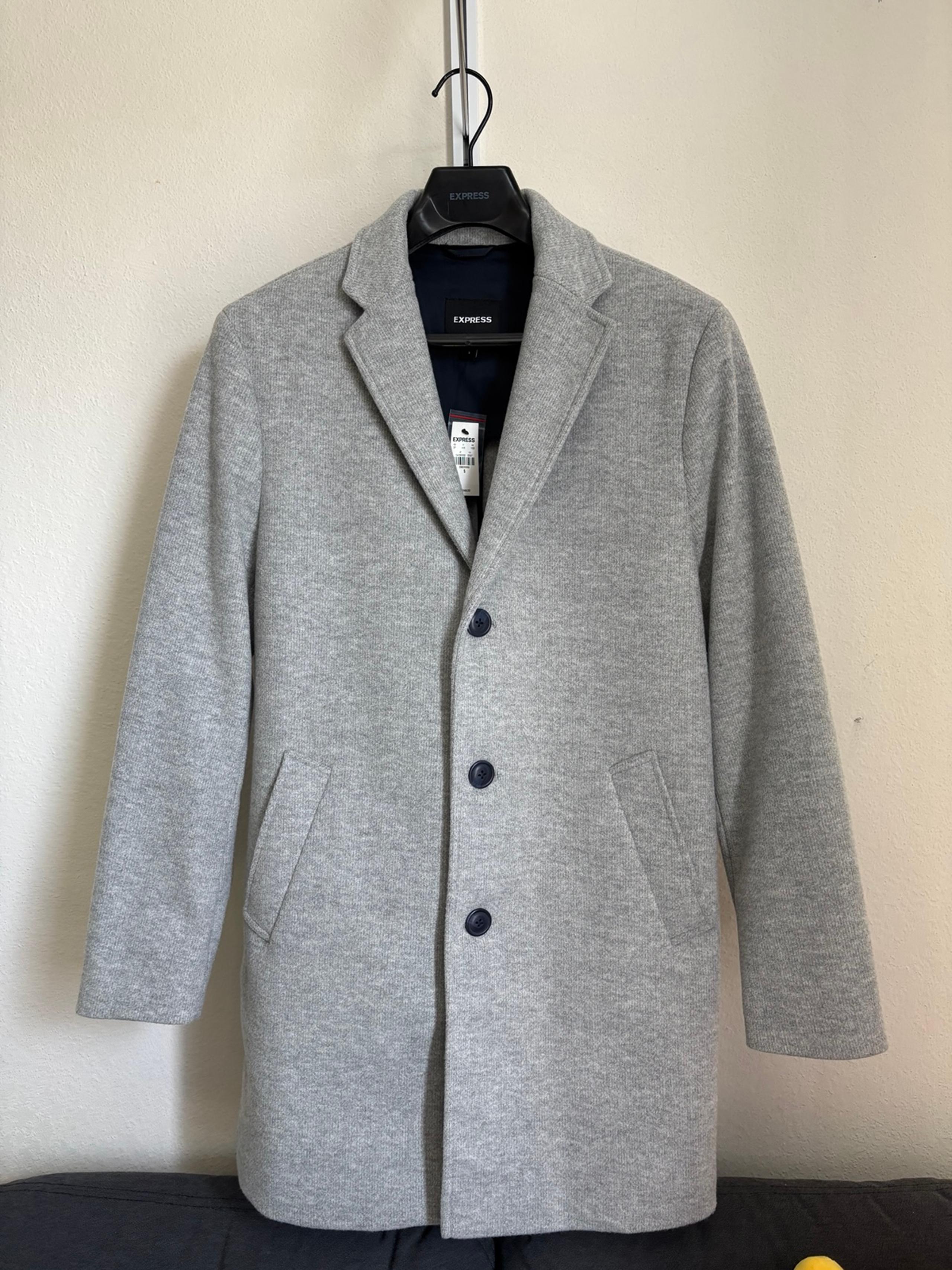 *NEW Express Gray Peacoat