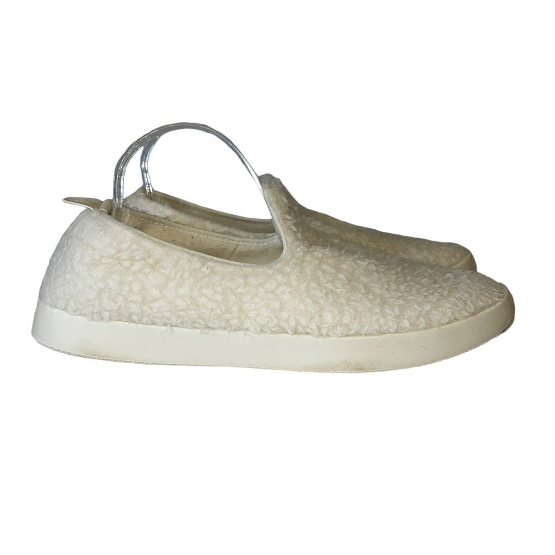Allbirds Mens Creamy White Shearling Wool Loungers Slip On Sneakers Size 11