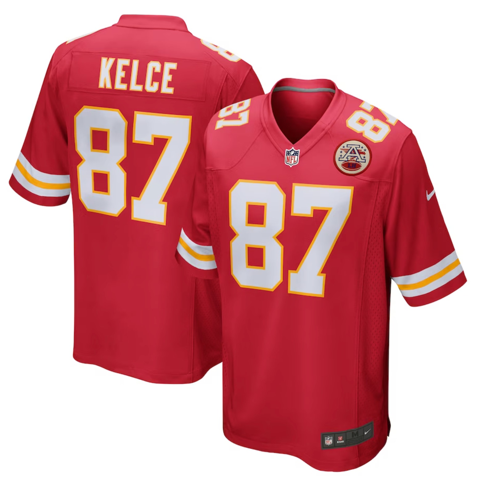 Men's Kansas City Chiefs Travis Kelce Nike Red Game Jersey Size L