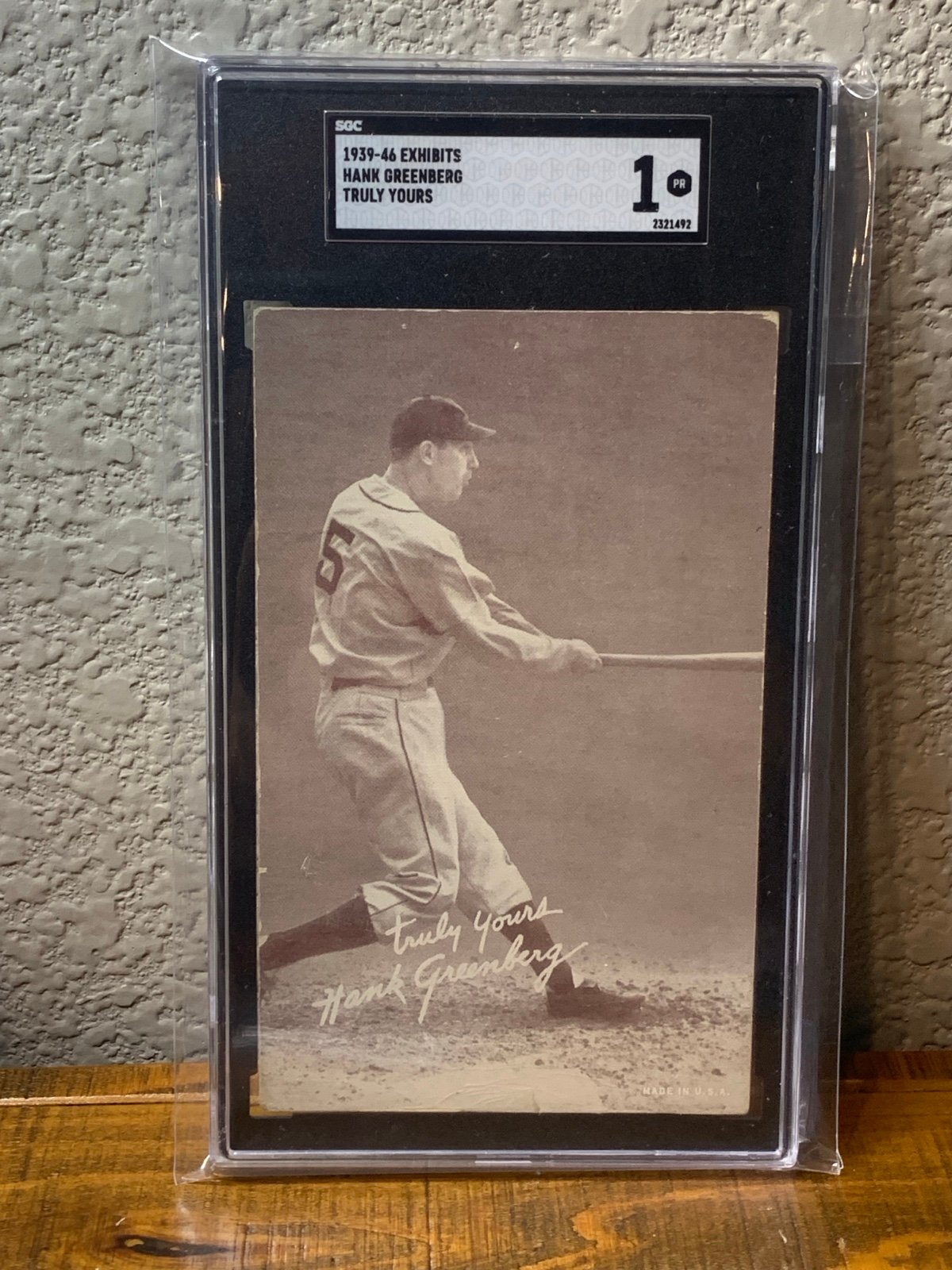 1939-46 Exhibits Hank Greenberg SGC 1