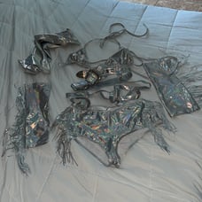 Holographic Space Cowgirl Outfit