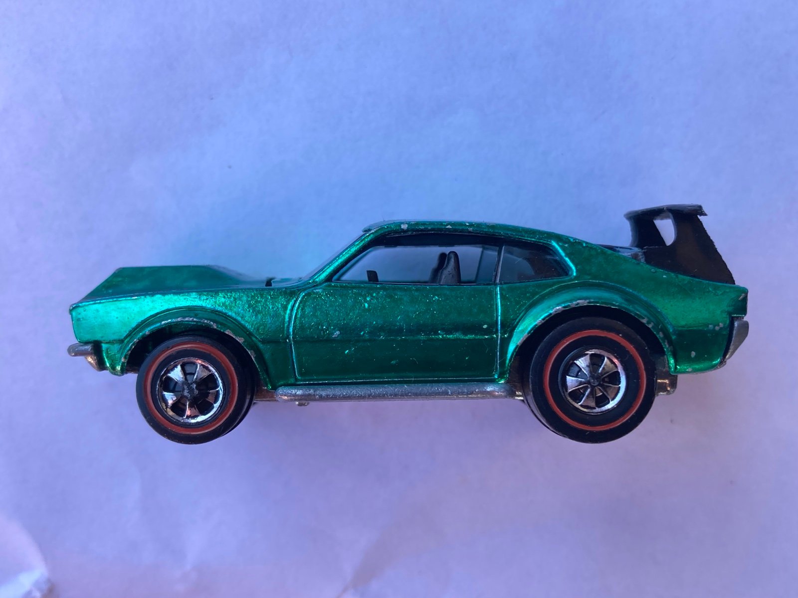 Hot Wheels Redline Mighty Maverick Green Redlines 1970 Original