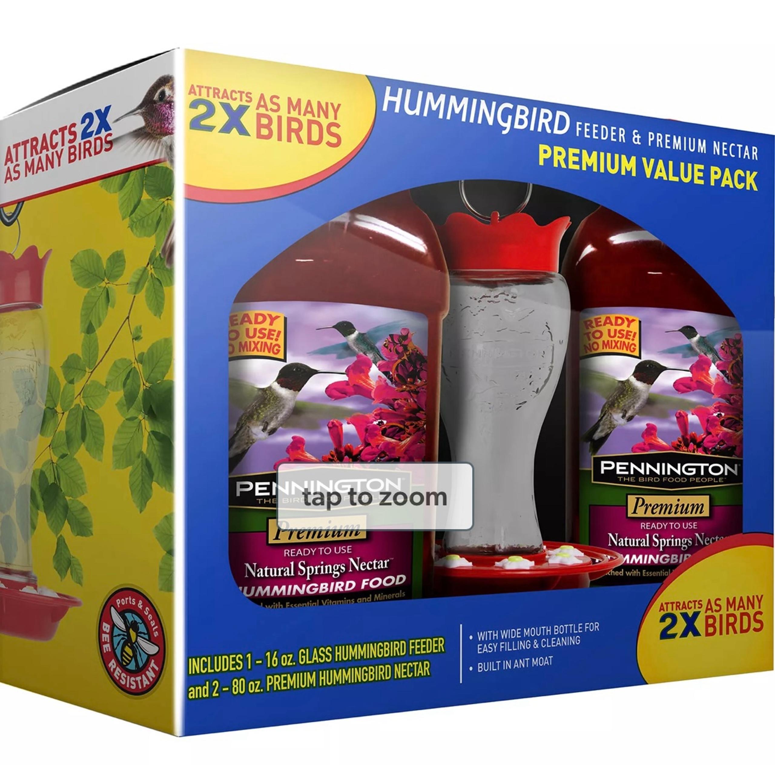 Pennington Hummingbird Feeder and Nectar Kit