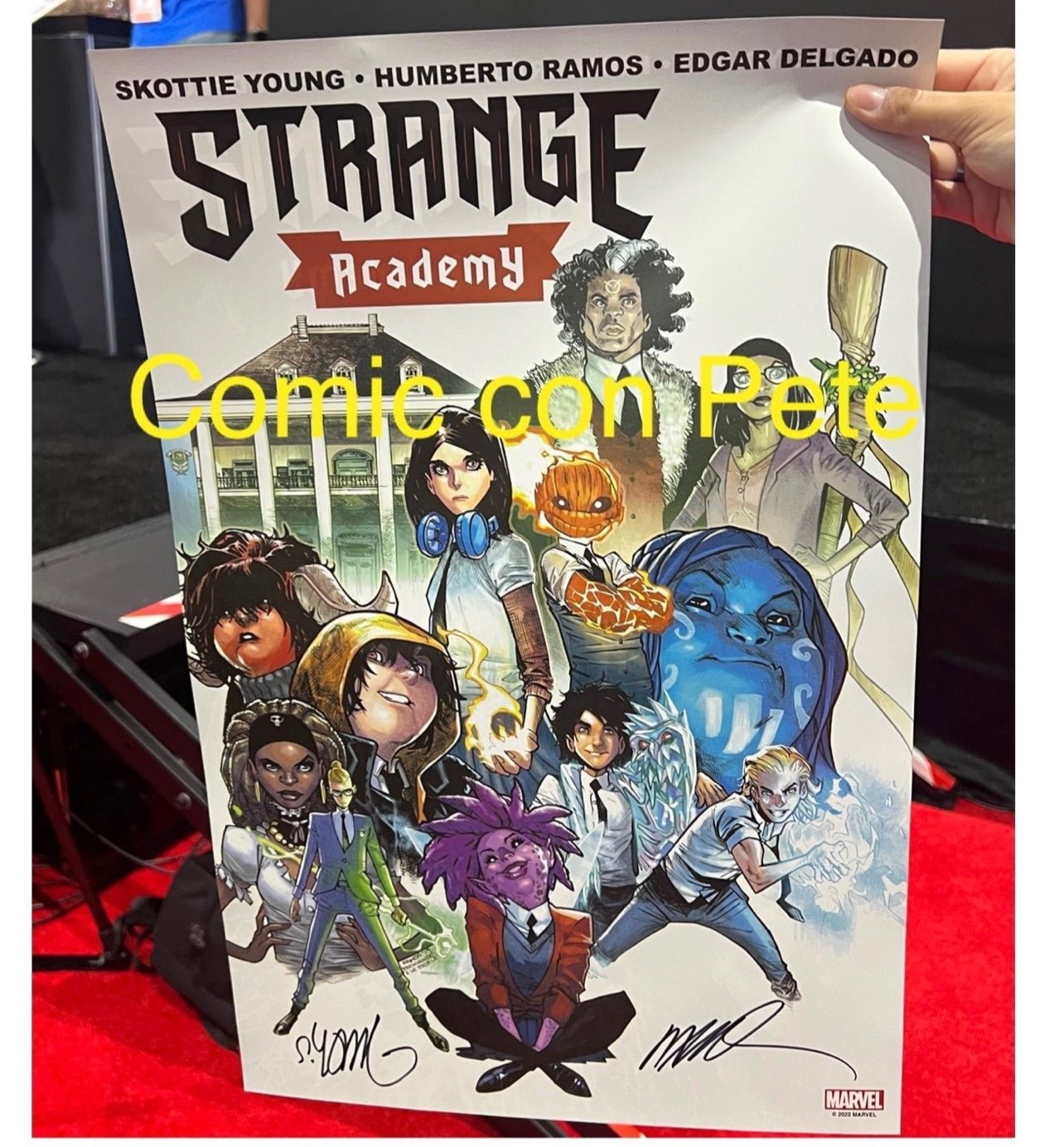 SDCC Exclusive Signed Poster Strange Academy