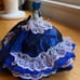 Pin cushion doll new handmade skirt (with pillow), vintage doll, all together 7x
