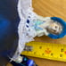 Pin cushion doll new handmade skirt (with pillow), vintage doll, all together 7x