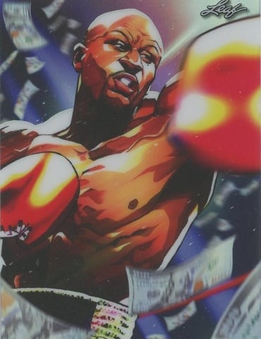 2024 Leaf Metal Floyd Mayweather Anime Nation #/195 #ANB-128