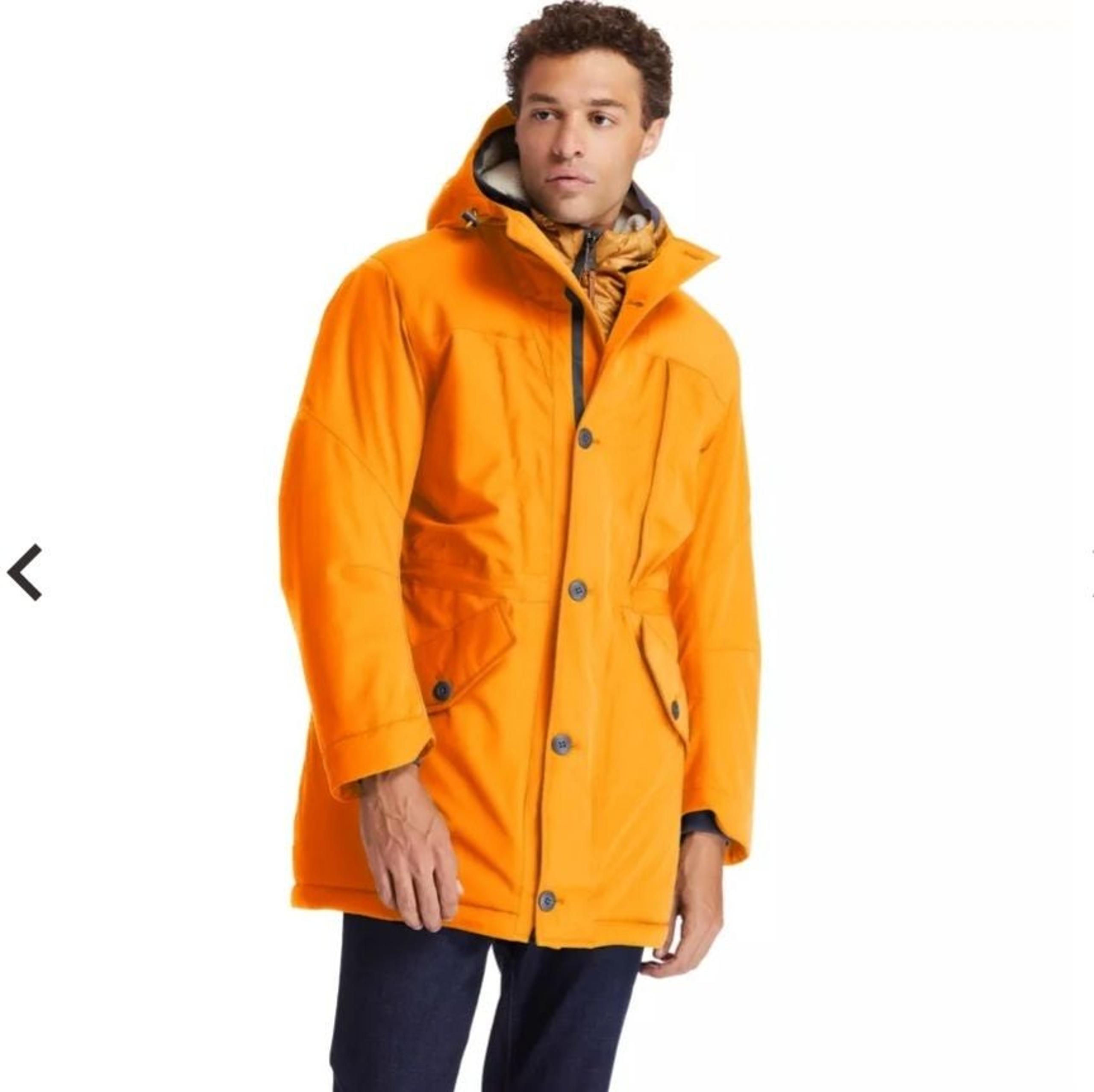 Timberland Men's Heritage Ecoriginal Dryvent Orange Parka