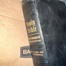 Genuine Leather Dickson New Analytical Holy Bible Indexed Edition KJV 1950