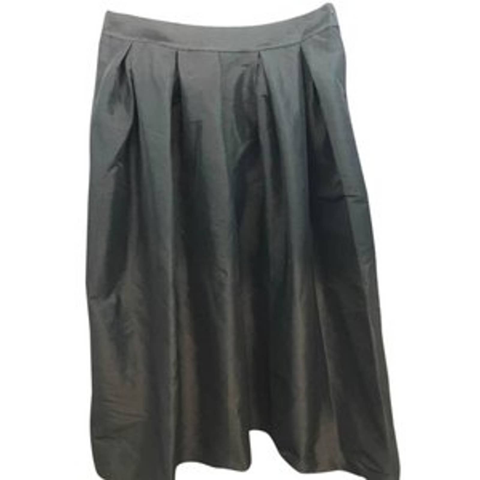 NWT Persun Black Pleated Cocktail Evening Maxi Skirt 1X ****Waist 38