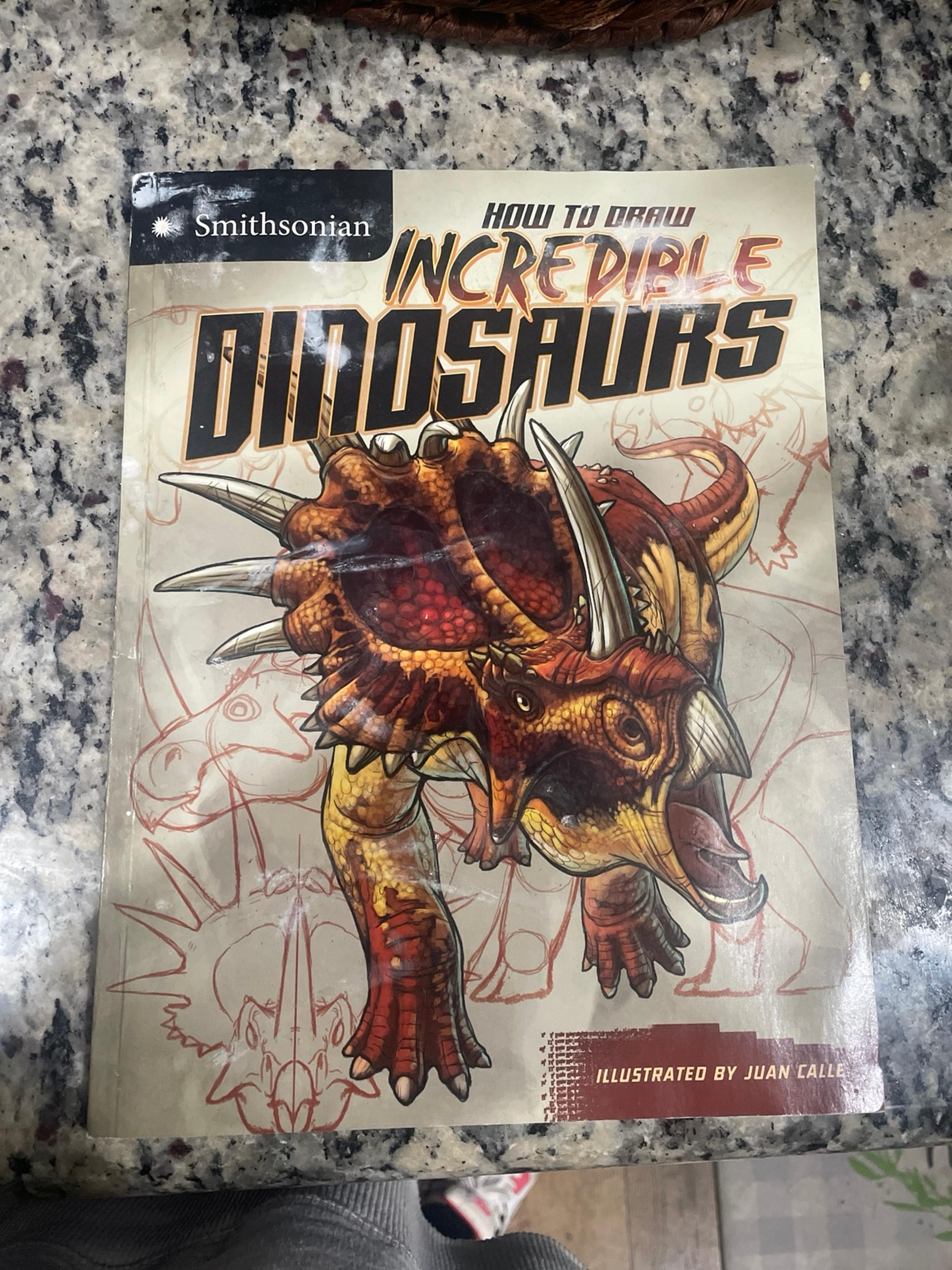 Smithsonian How to Draw Incredible Dinosaurs book