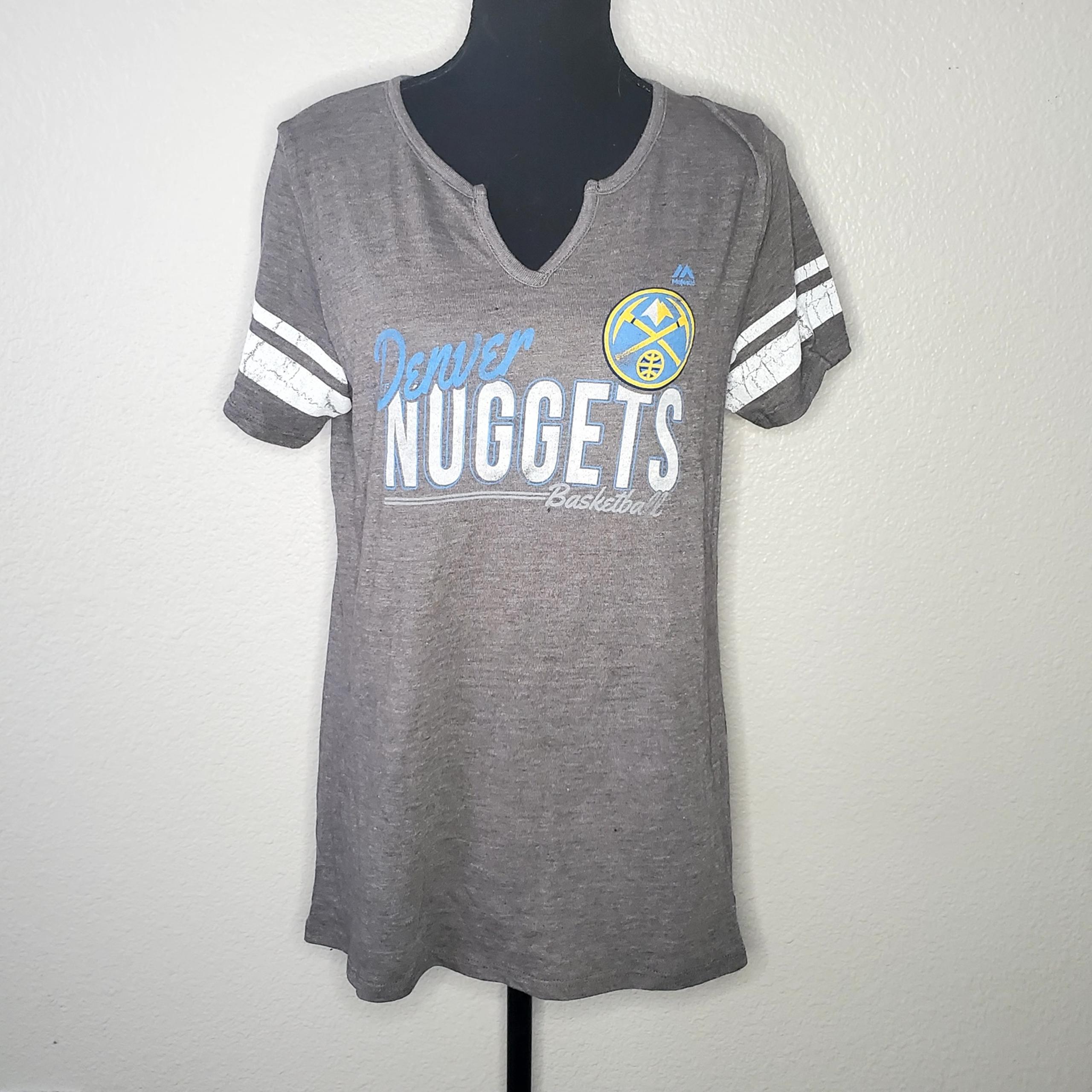 NWT Majestic Denver Nuggets Shirt Women’s Size: X-Large