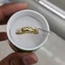 10kt real gold wedding band 5mm size 9