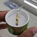10kt real gold wedding band 5mm size 9