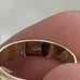 10kt real gold wedding band 5mm size 9
