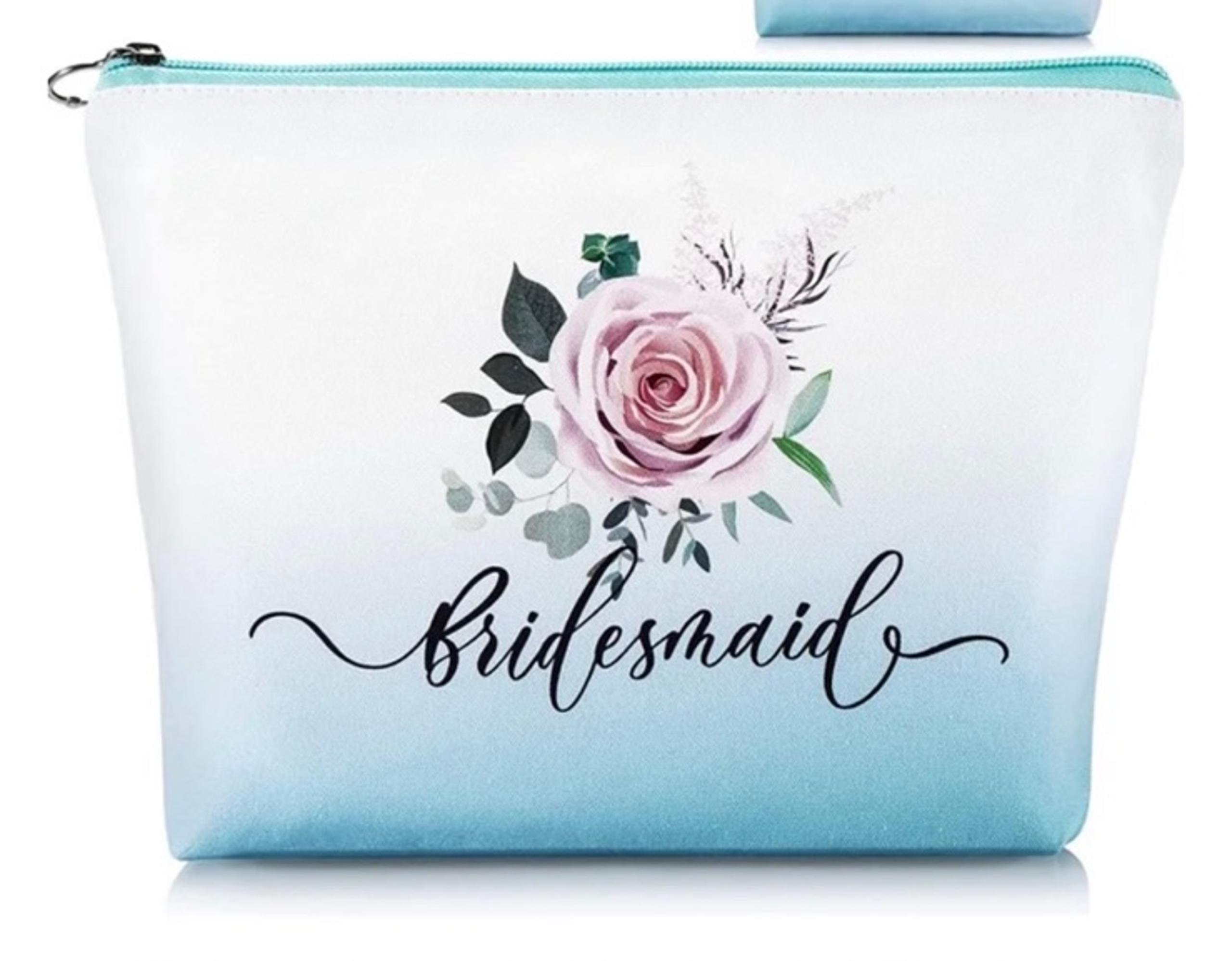 FluffyTree Bridesmaid Make Up Bag Monogrammed with a G