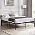 16 Inch Queen Metal Platform Tall Bed Frame, Heavy Duty Steel Slat/Easy Assembly