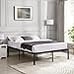 16 Inch Queen Metal Platform Tall Bed Frame, Heavy Duty Steel Slat/Easy Assembly