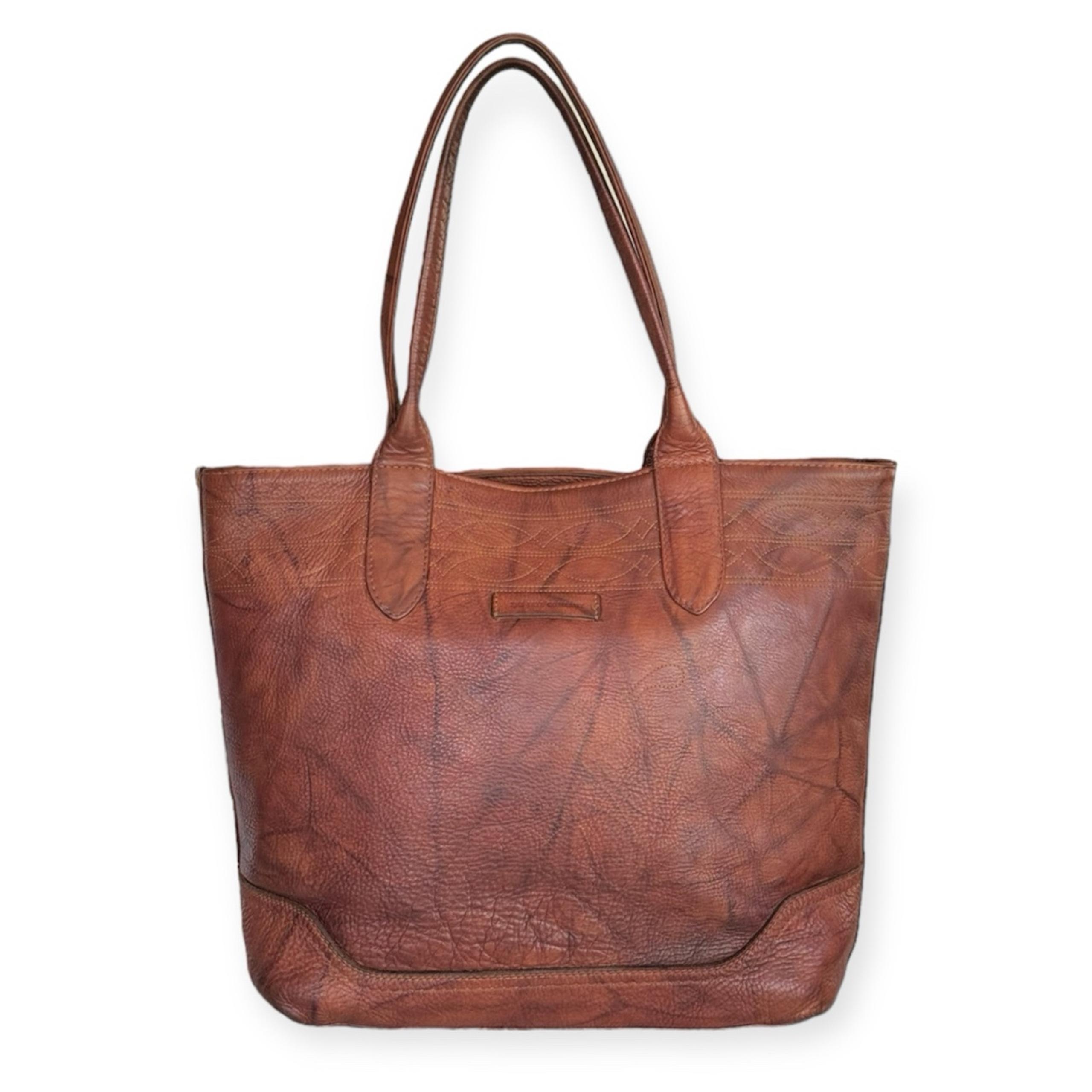 Frye Campus Stitch Leather Tote