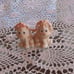 PRECIOUS MOMENTS A TAIL OF LOVE 2 x 2 NOAH'S ARK LIONS 1999 FIGURINE # 679976