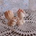 PRECIOUS MOMENTS A TAIL OF LOVE 2 x 2 NOAH'S ARK LIONS 1999 FIGURINE # 679976