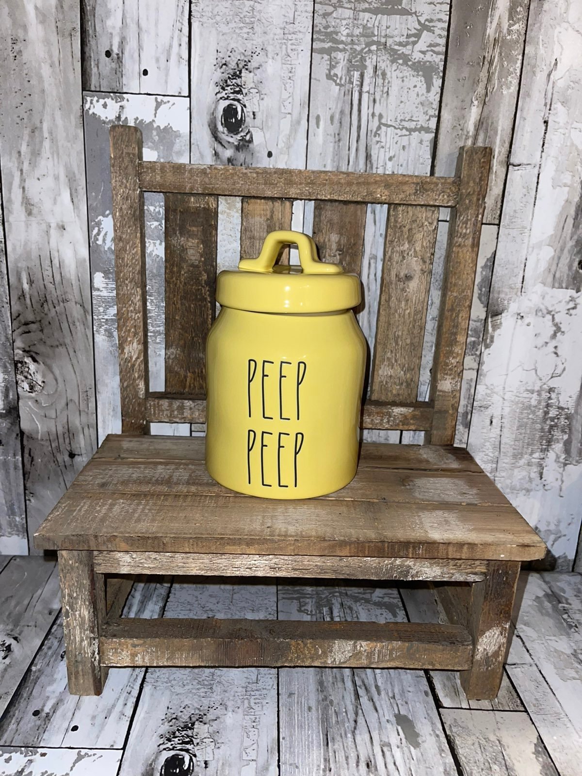 Rae Dunn, yellow peep peep