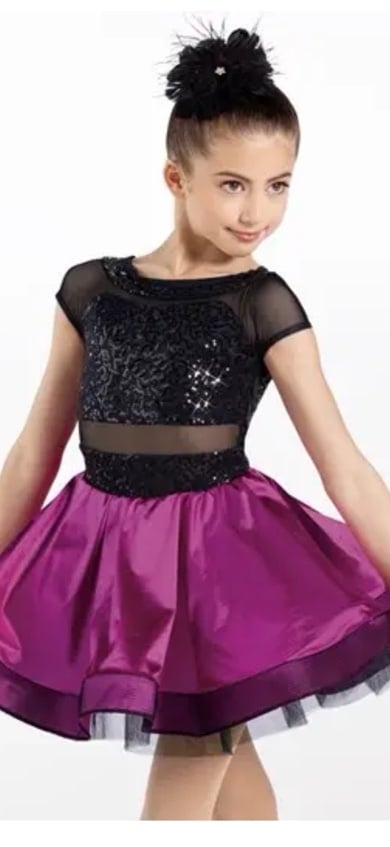 WEISSMAN Anna Sun 10138 Custom Rhinestone Embellishments Pink Dance Costume IC