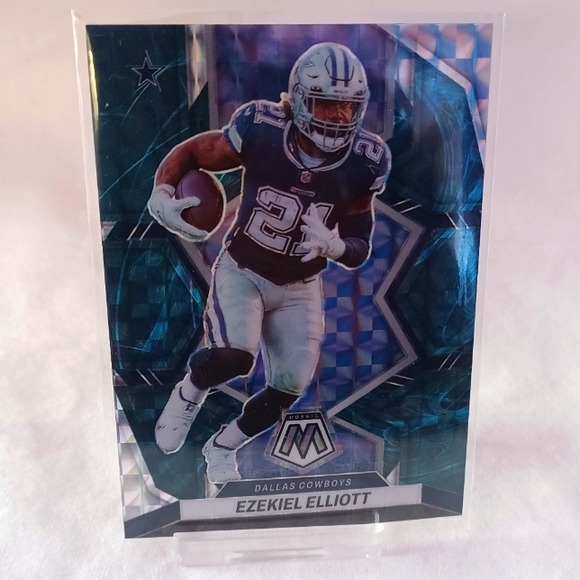 EZEKIEL ELLIOTT SSP GENESIS 2022 Panini MOSAIC PRIZM NFL Parallel HIT COWBOYS