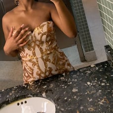 Gold Prom Dress