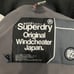 Superdey Triple zip windcheater jacket size S