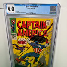 Captain America #105 CGC 4.0 1968 Batroc, Swordsman, Living Laser