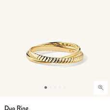Mejuri duo ring 14k gold