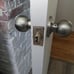 Probrico Privacy Interior Door Knobs Bed and Bath Handle Levers Keyless Brushed