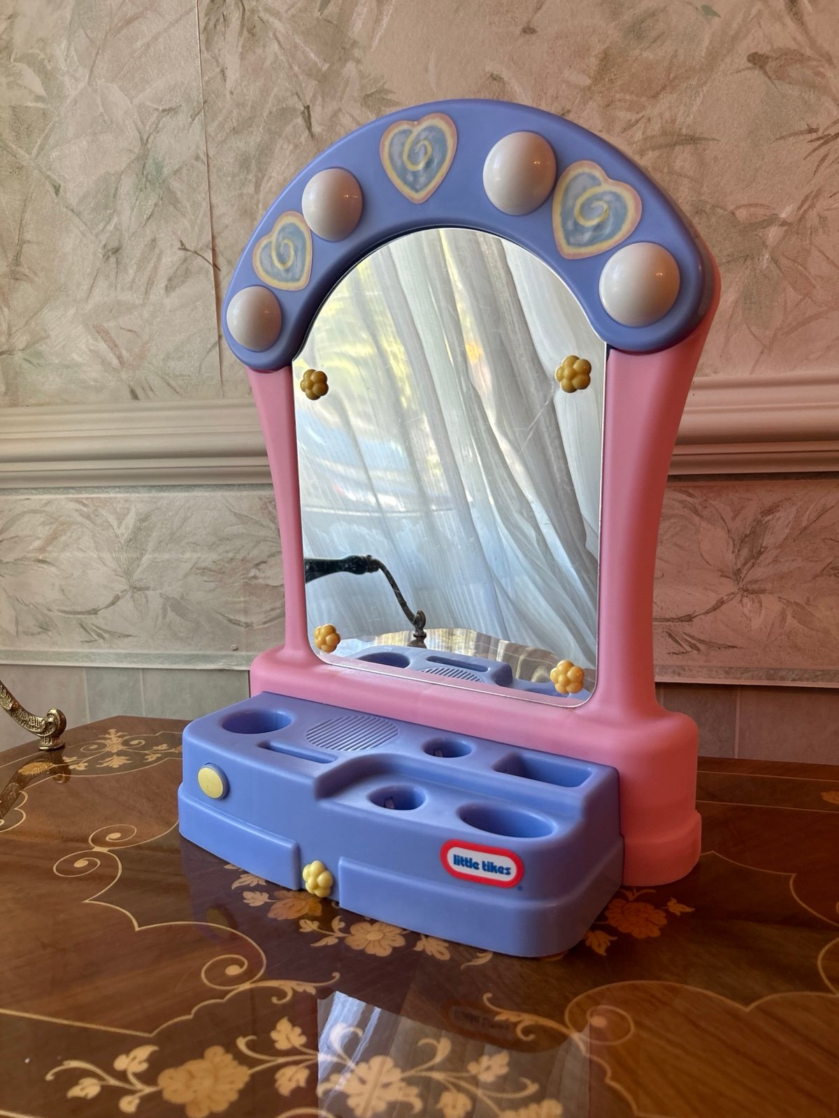 Vintage Little Tikes Fashion Time Talking Vanity Tender Hearts Beauty Salon 2002