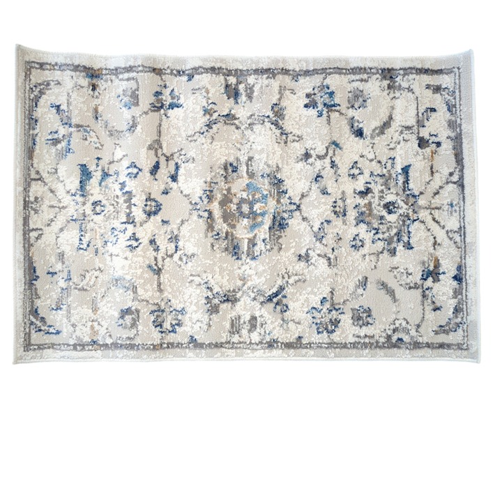 NEW Mowhawk R1077 Howlett 506 Blue Rug 24x35.8 in