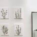 FRAMED Botanical Plant Canvas Wall Art,Boho Plant Wall Decor Set of 4,8”x 10”