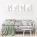 FRAMED Botanical Plant Canvas Wall Art,Boho Plant Wall Decor Set of 4,8”x 10”