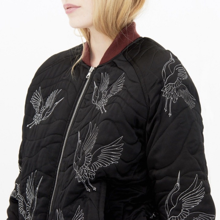 SANDRO Vogel Bomber Jacket, size 1