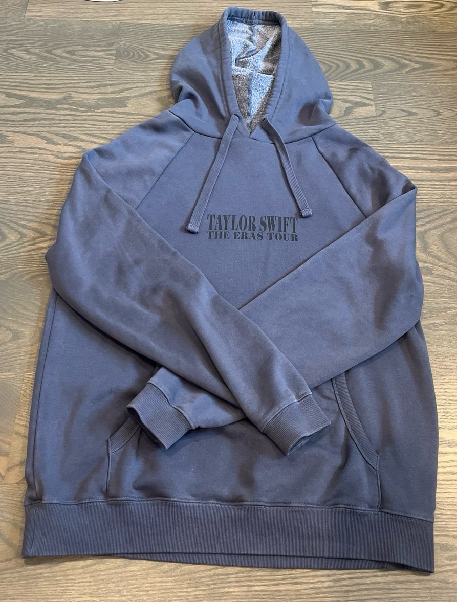 Taylor Swift Eras Tour Navy Blue Hoodie