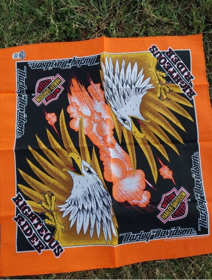 Harley - Davidson Bandana VINTAGE