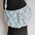 NWT BILLABONG X Wrangler Perfect Pair Top Cropped Blue floral Tie Shoulder Sz M
