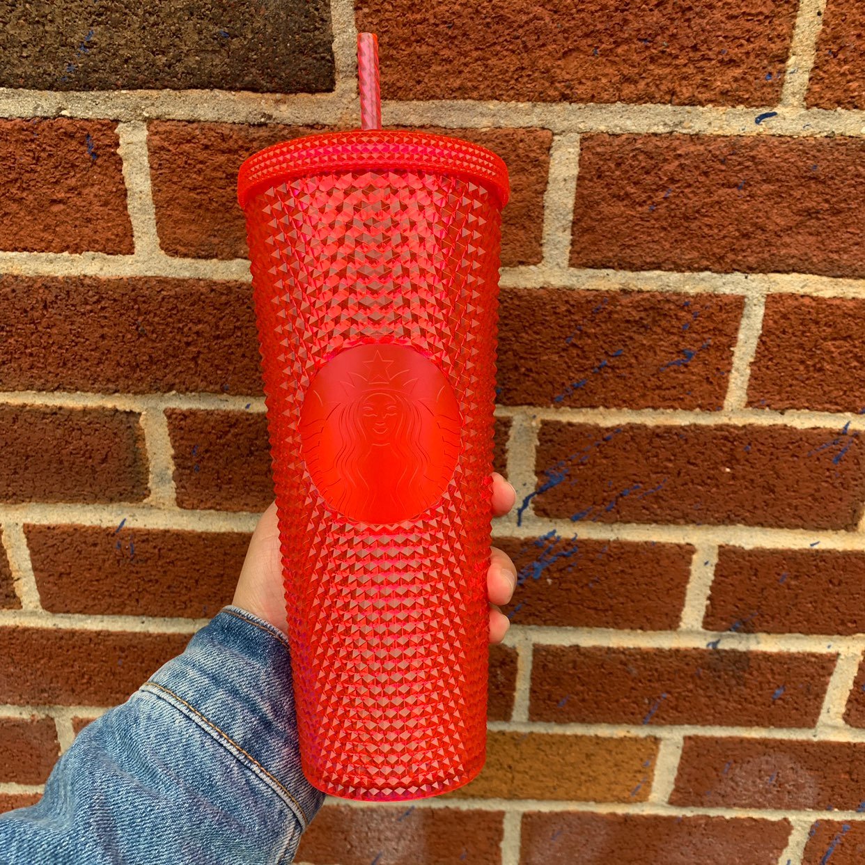 Starbucks PINK STUDDED TUMBLR