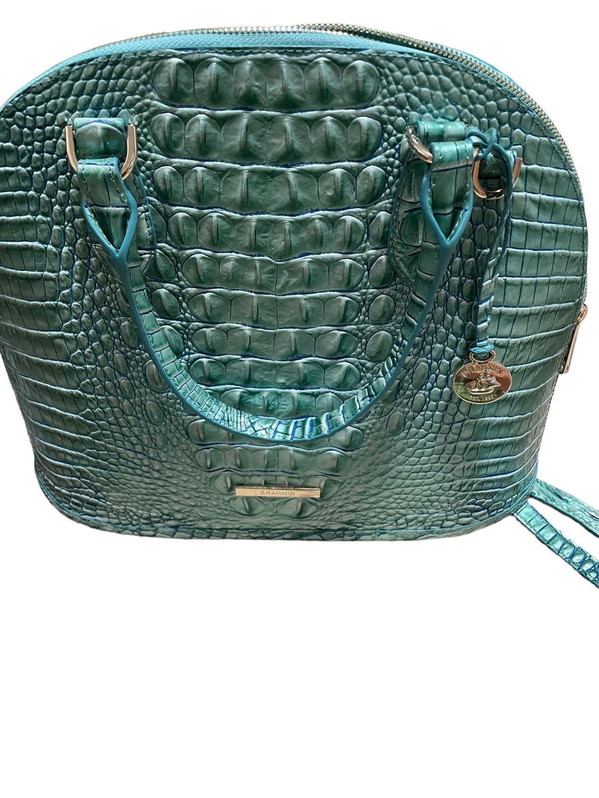 NWT Brahmin Georgina Seafoam Melbourne Satchel